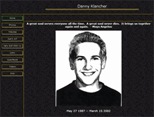 Tablet Screenshot of dannyklancher.com